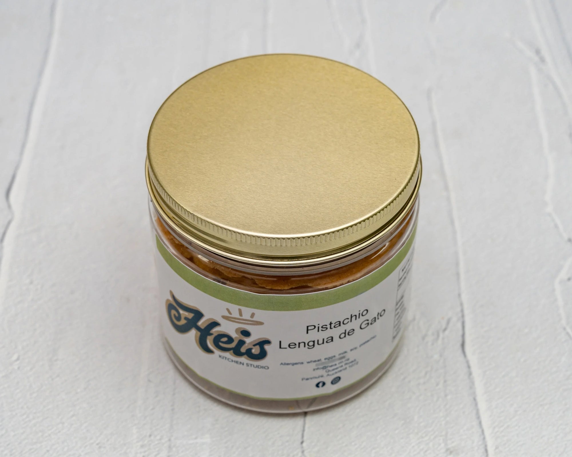 Pistachio Lengua De Gato